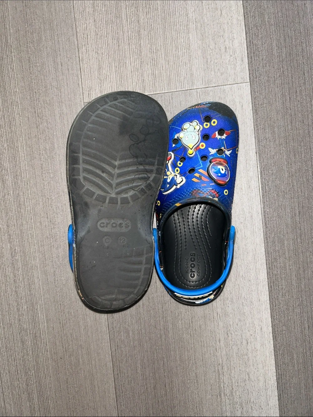 CROCS Kids Blue Sonic Clogs